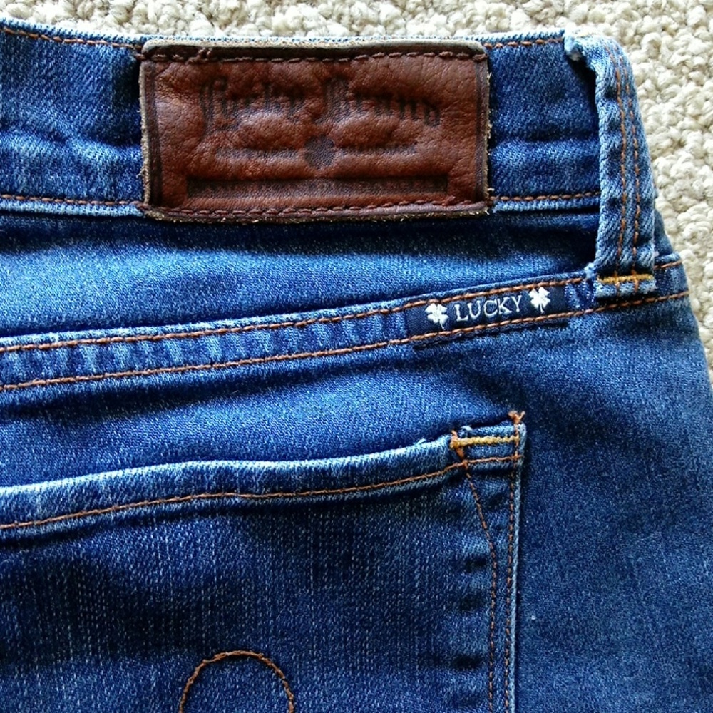 LUCKY BRAND SOFIA BOOT ANKLE JEANS SIZE 6/28 - Picture 6 of 10